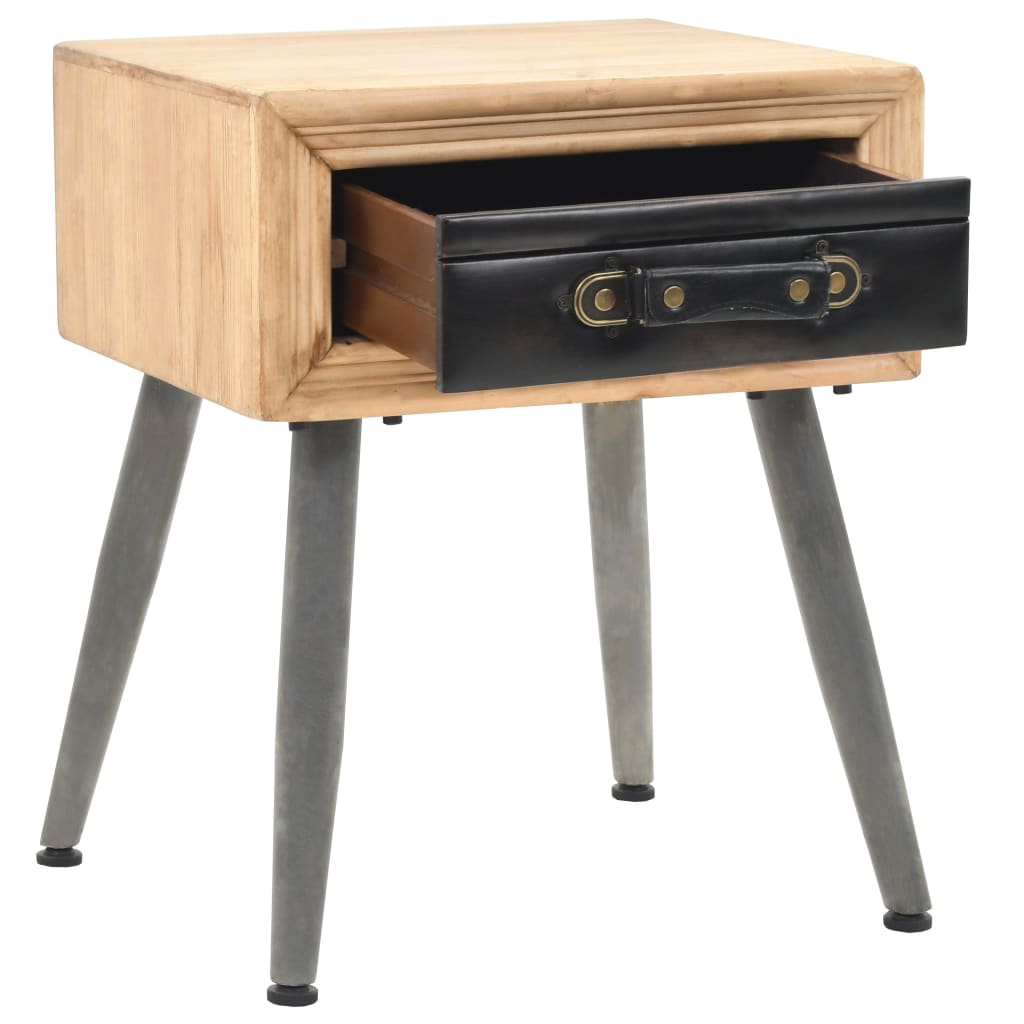 Nachtisch Massivholz Tanne 43x38x50 cm
