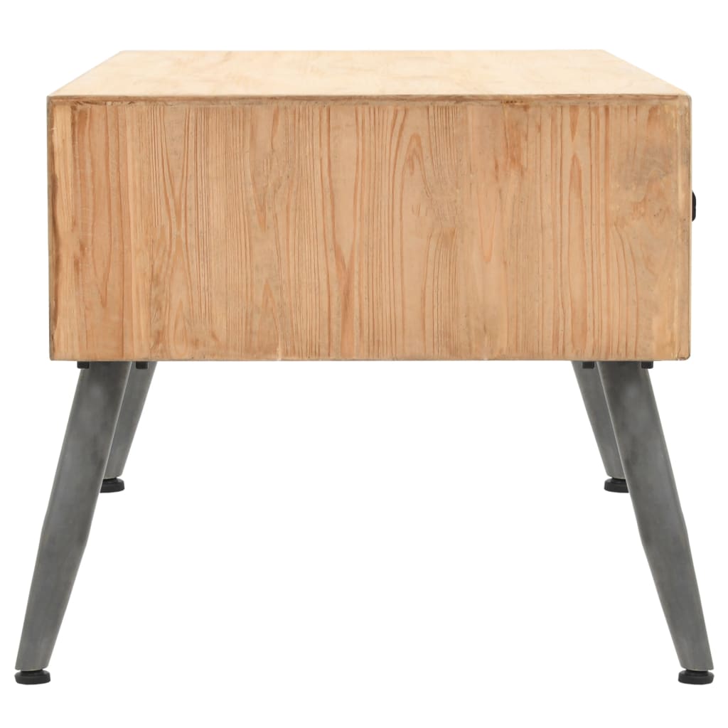 Coffee table solid fir wood 115 × 55 × 50 cm