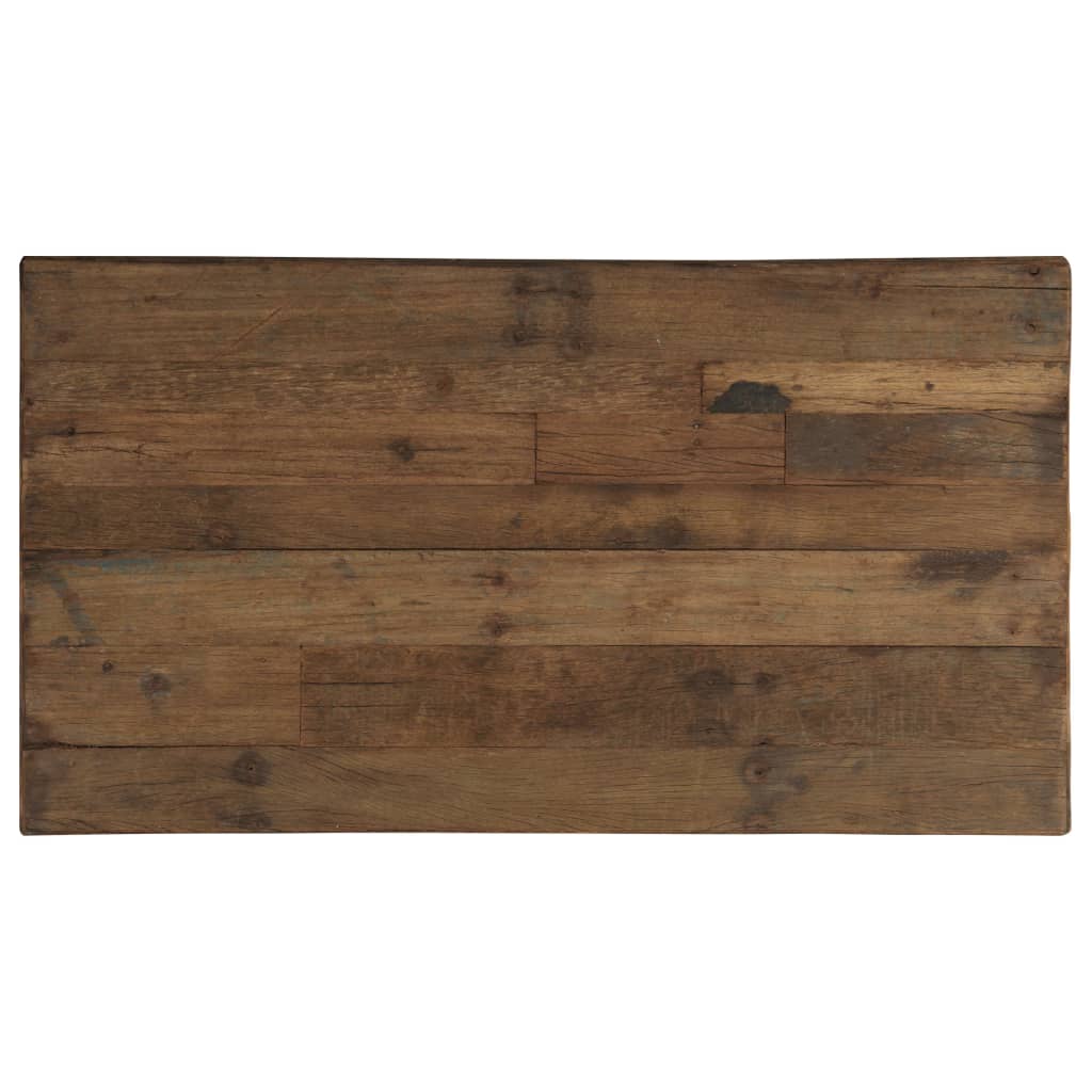 Opium-Couchtisch Altholz und Stahl 110×60×35 cm