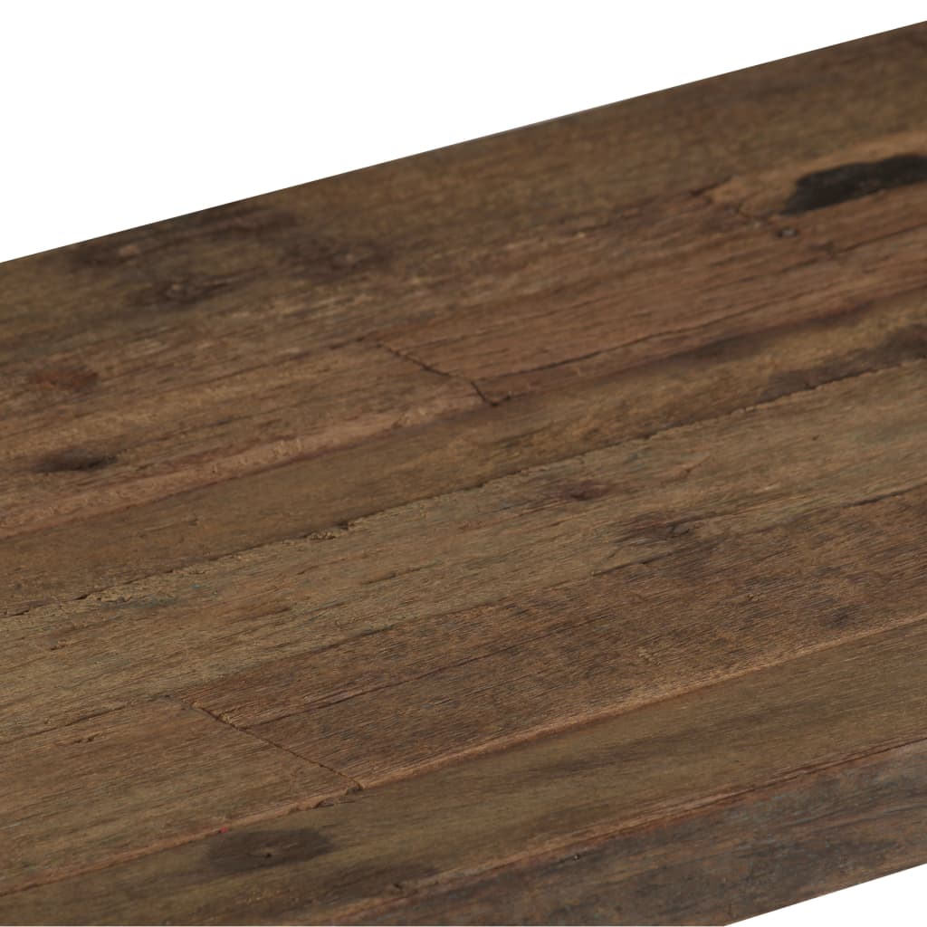 Opium-Couchtisch Altholz und Stahl 110×60×35 cm