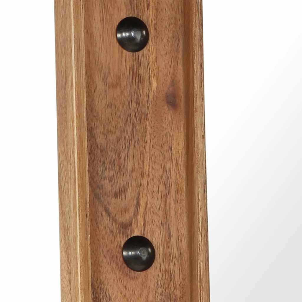 Spiegel Akazienholz Massiv 50x50 cm