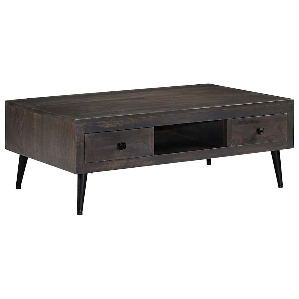 Table basse en bois de manguier massif 100x60x35 cm