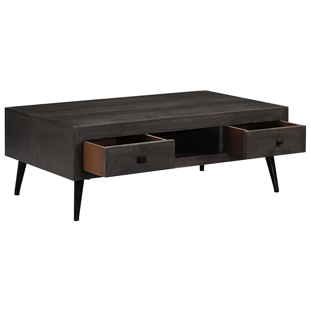 Table basse en bois de manguier massif 100x60x35 cm