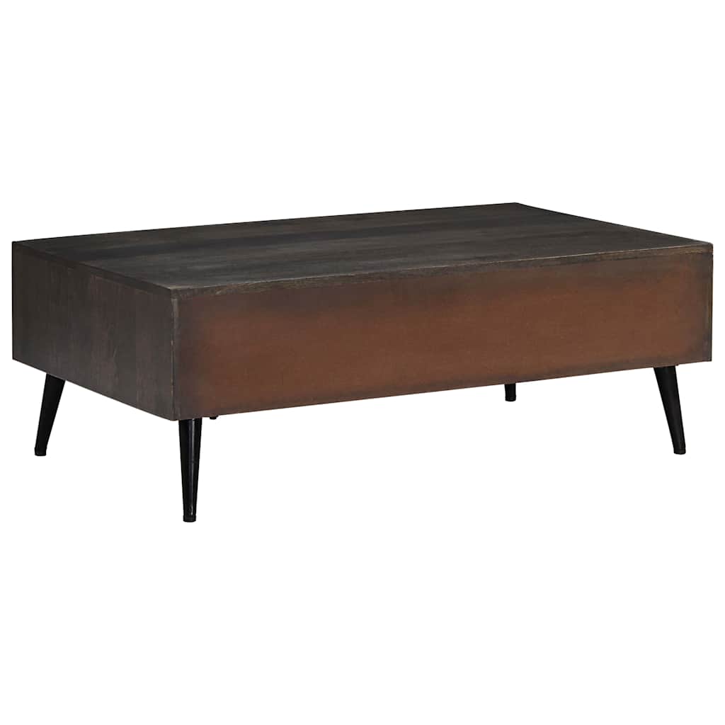Table basse en bois de manguier massif 100x60x35 cm