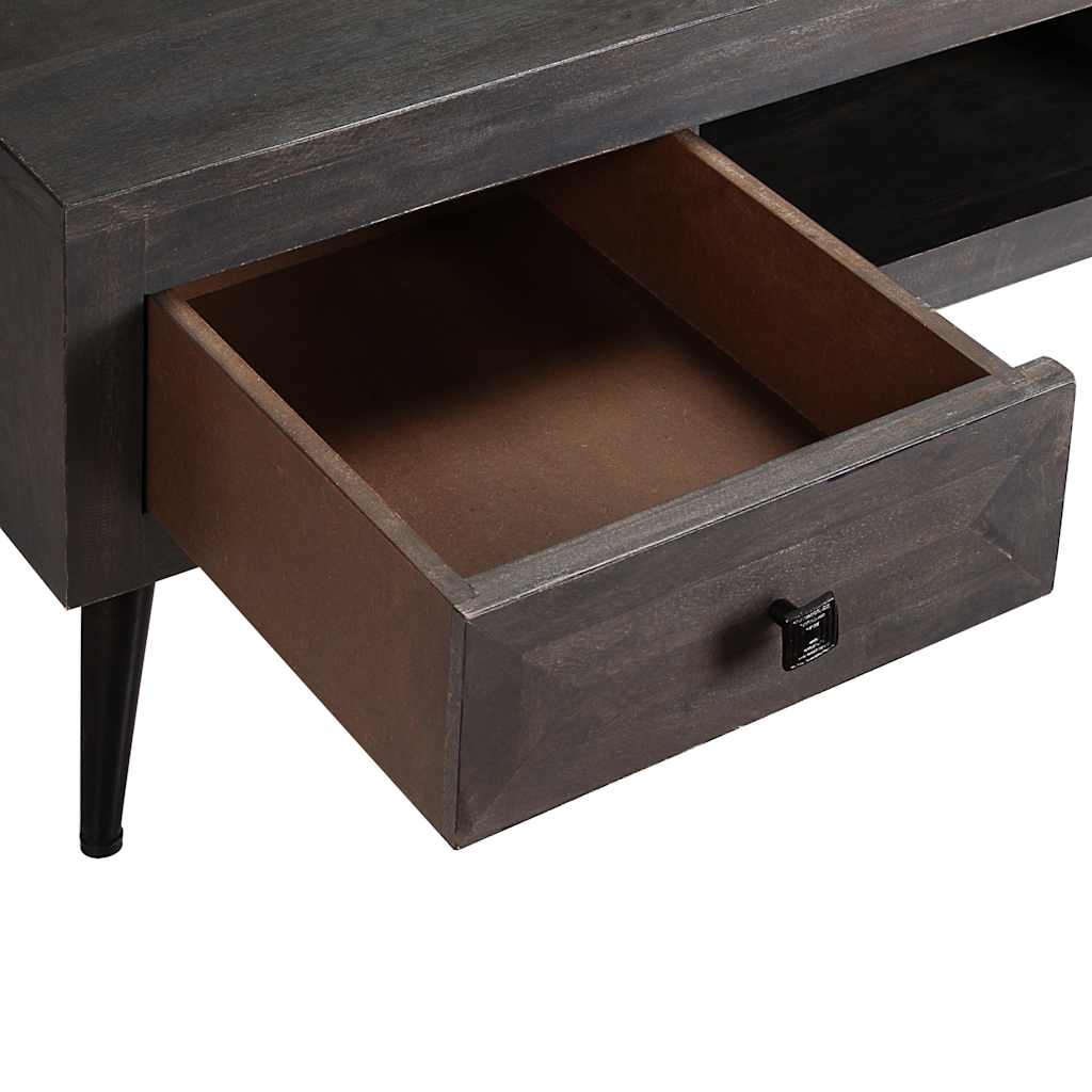 Table basse en bois de manguier massif 100x60x35 cm