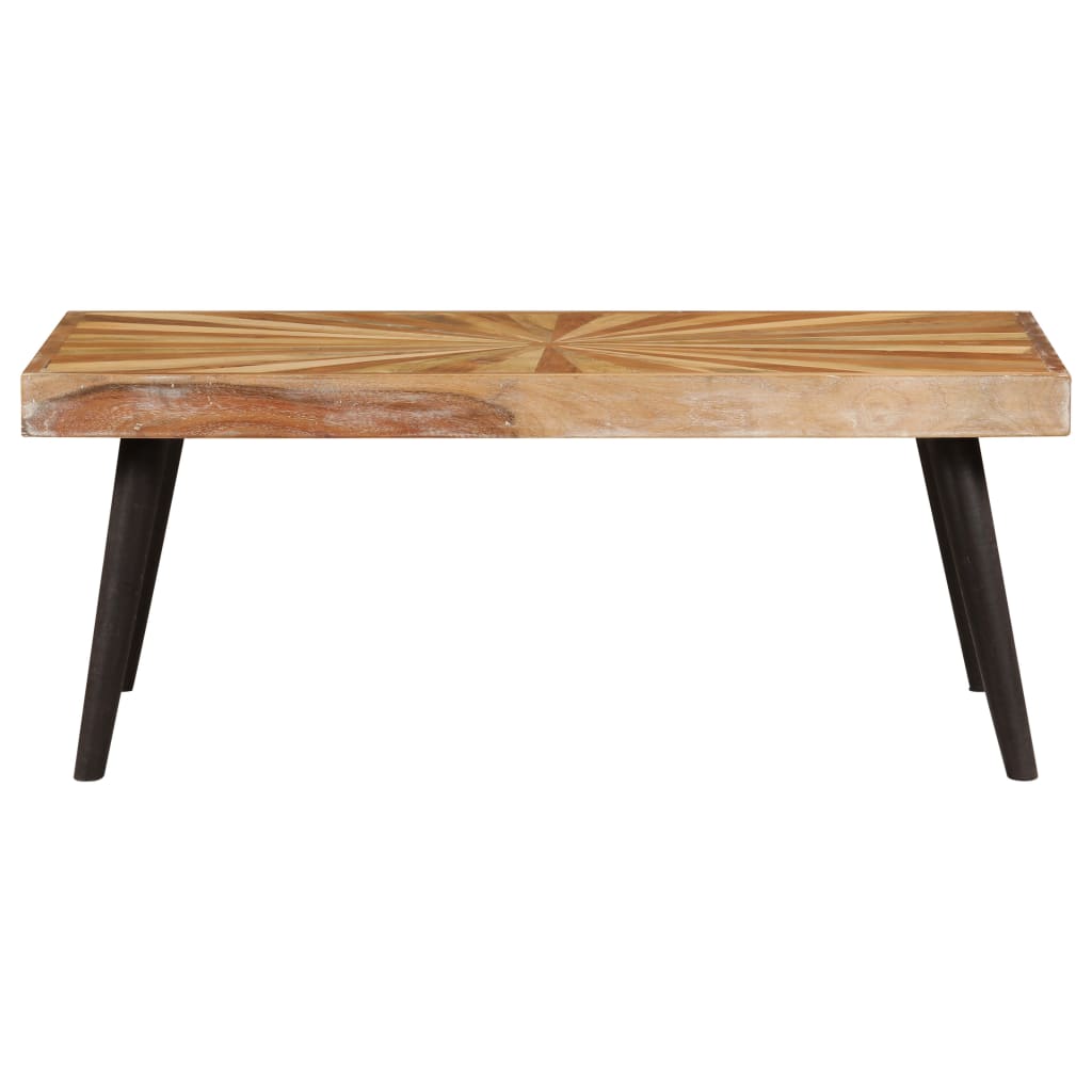 Table basse en bois de manguier massif 90x55x36 cm