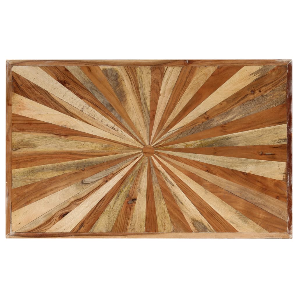 Table basse en bois de manguier massif 90x55x36 cm