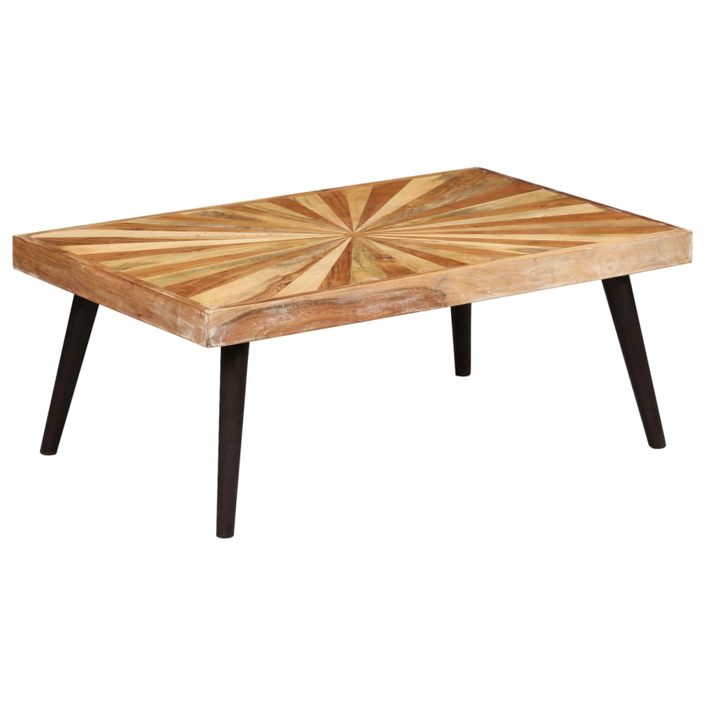 Table basse en bois de manguier massif 90x55x36 cm