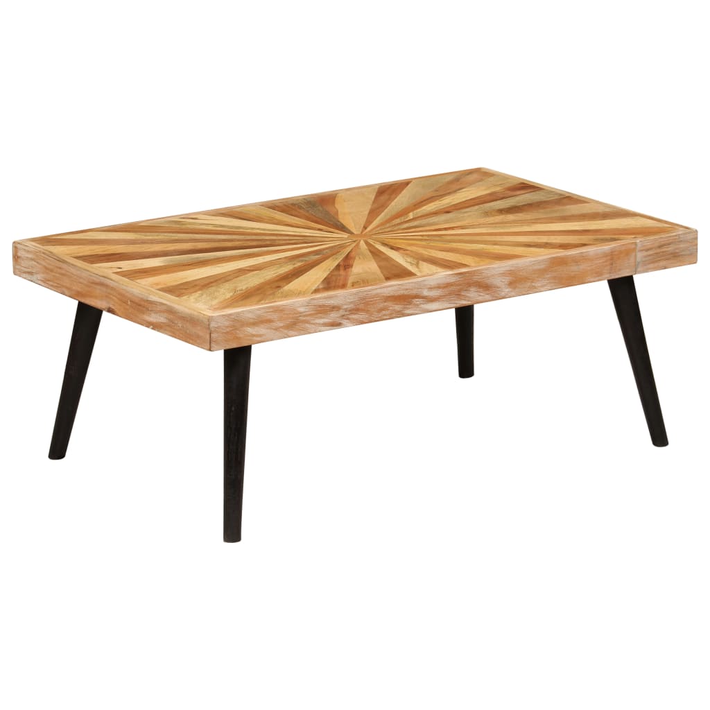 Table basse en bois de manguier massif 90x55x36 cm