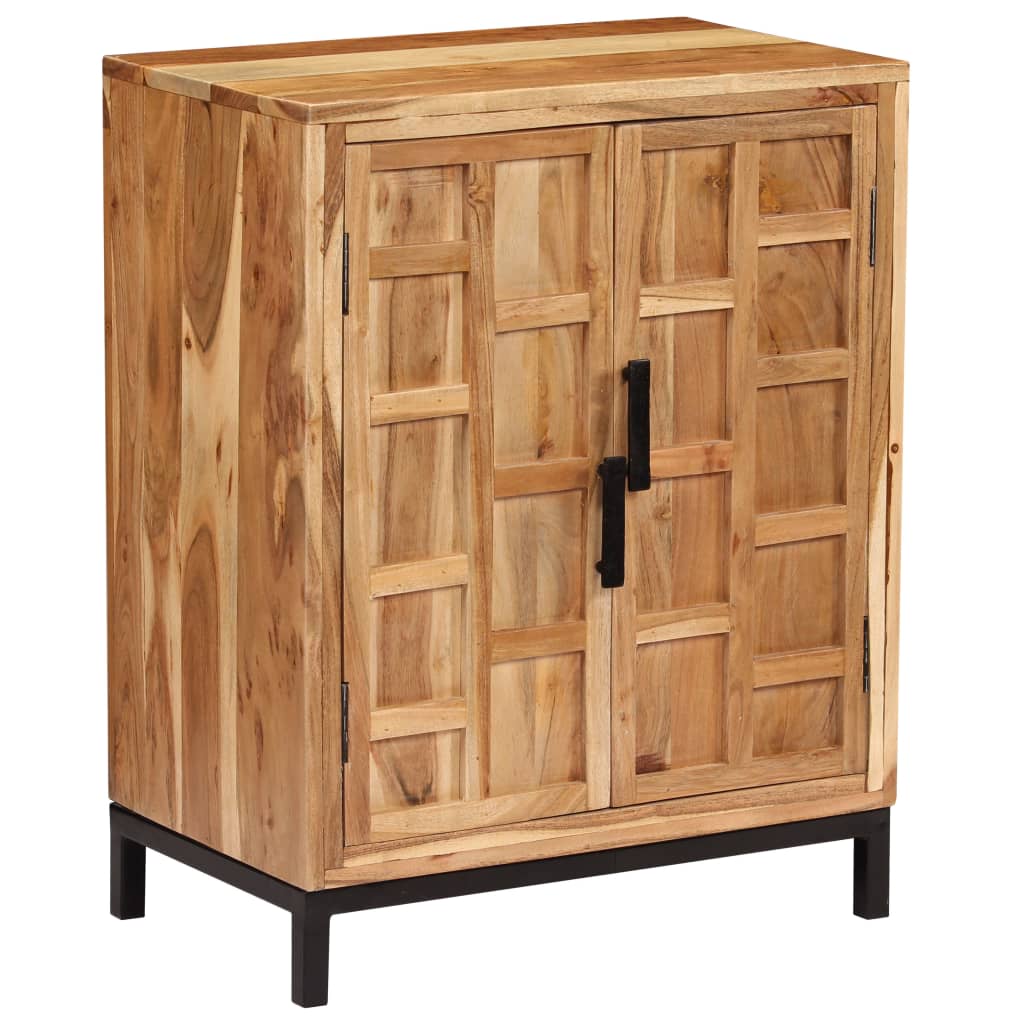 Sideboard Massivholz Akazie 60x35x76 cm Braun