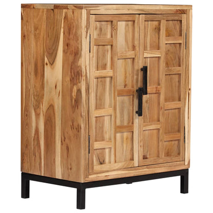 Sideboard Massivholz Akazie 60x35x76 cm Braun