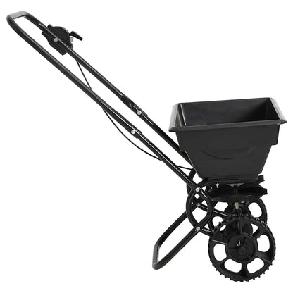 Handstreuwagen Salzstreuer PVC und Stahl 80x46x75 cm 15 L