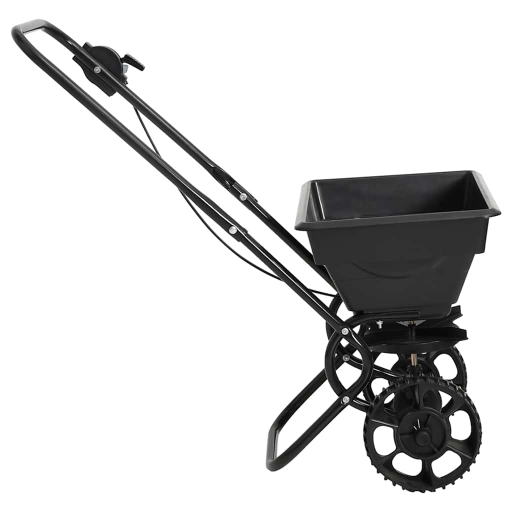 Handstreuwagen Salzstreuer PVC und Stahl 80x46x75 cm 15 L