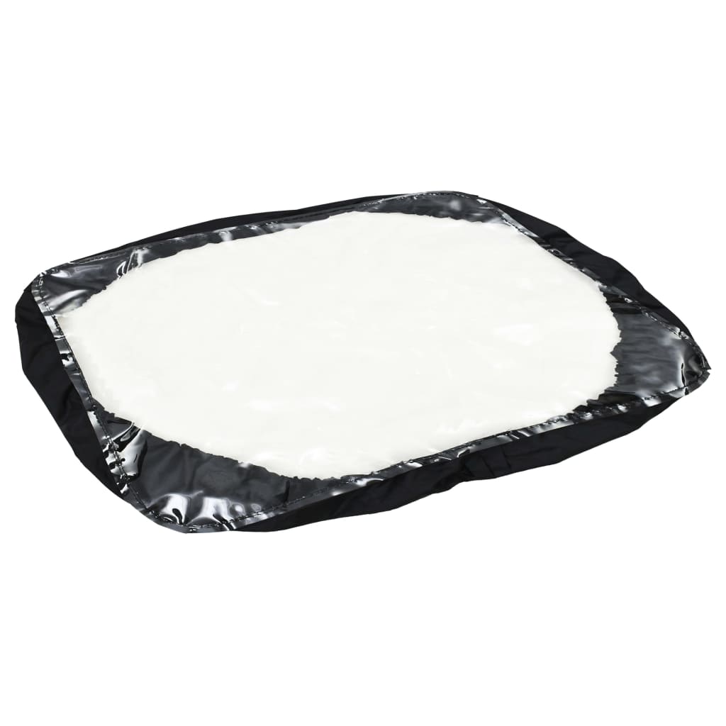 Handstreuwagen Salzstreuer PVC und Stahl 106x73x76 cm 45 L