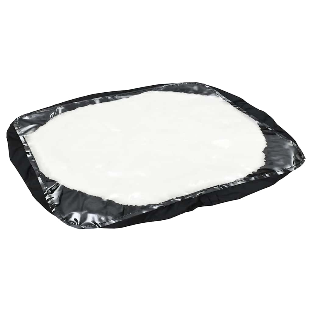Handstreuwagen Salzstreuer zum Ziehen PVC Stahl 125x74x79cm 45L