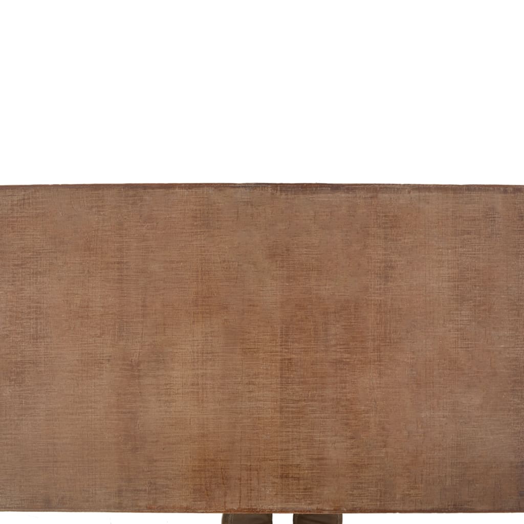 Table basse en bois de sapin massif 91x51x38 cm marron