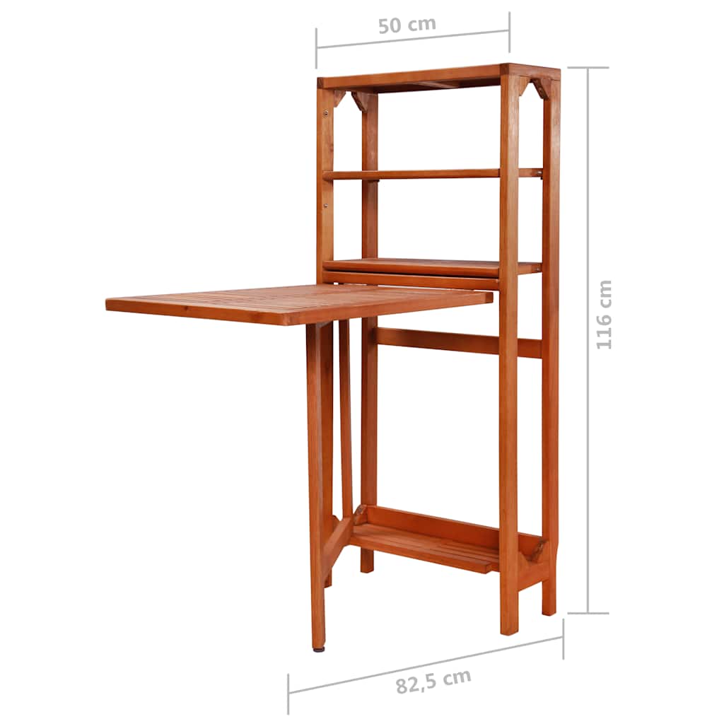 3-tlg. Bistro-Set Klappbar Massivholz Akazie