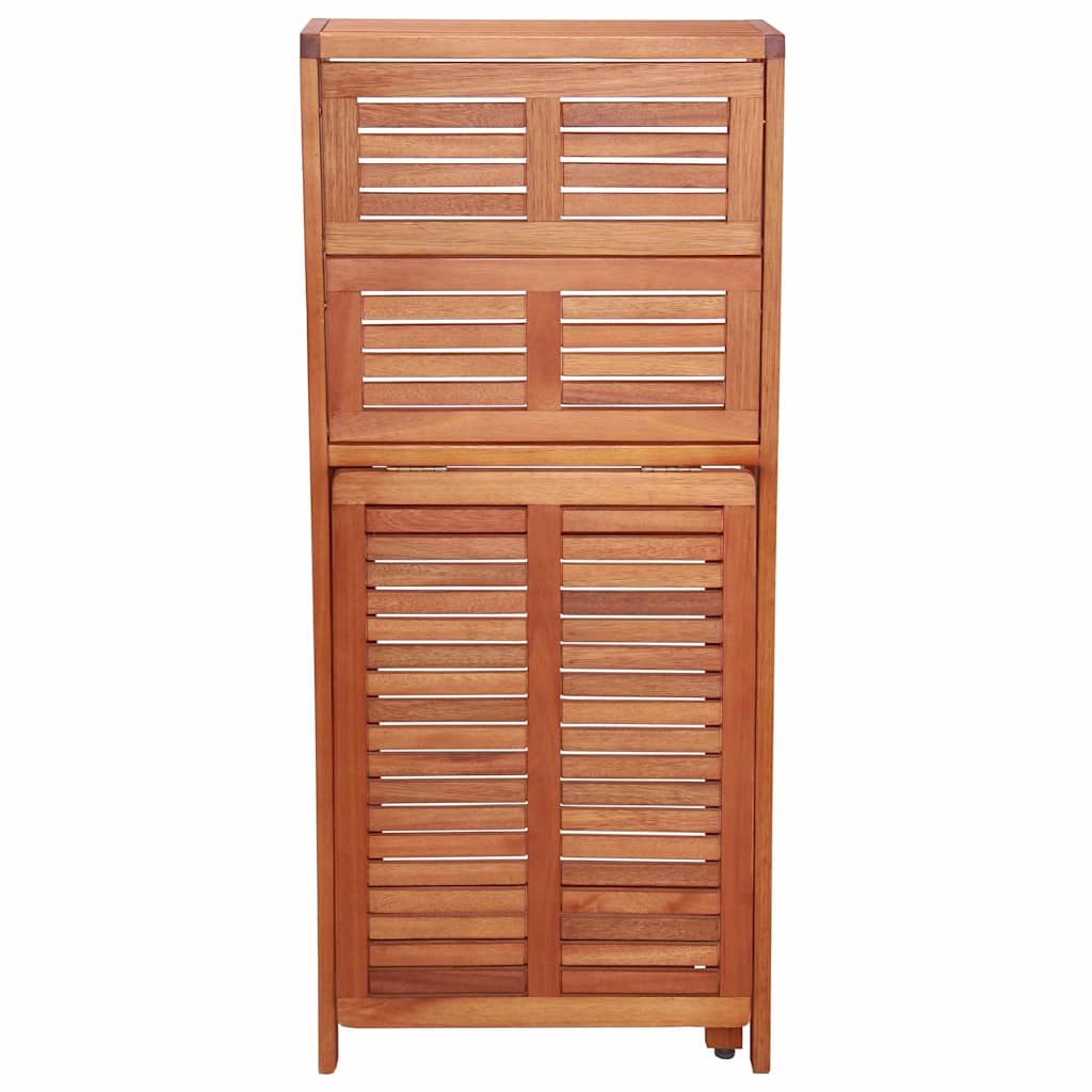 3-tlg. Bistro-Set Klappbar Massivholz Akazie