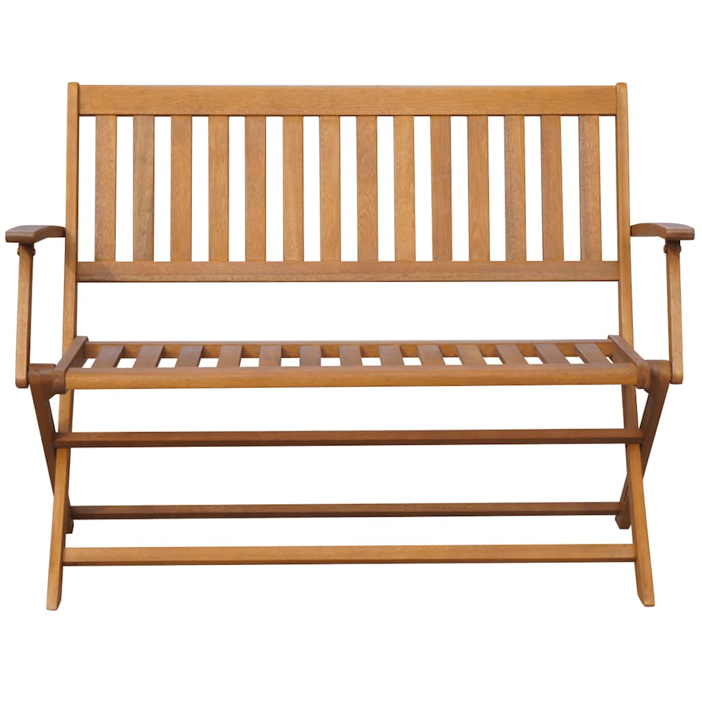 Gartenbank 120 cm Massivholz Akazie