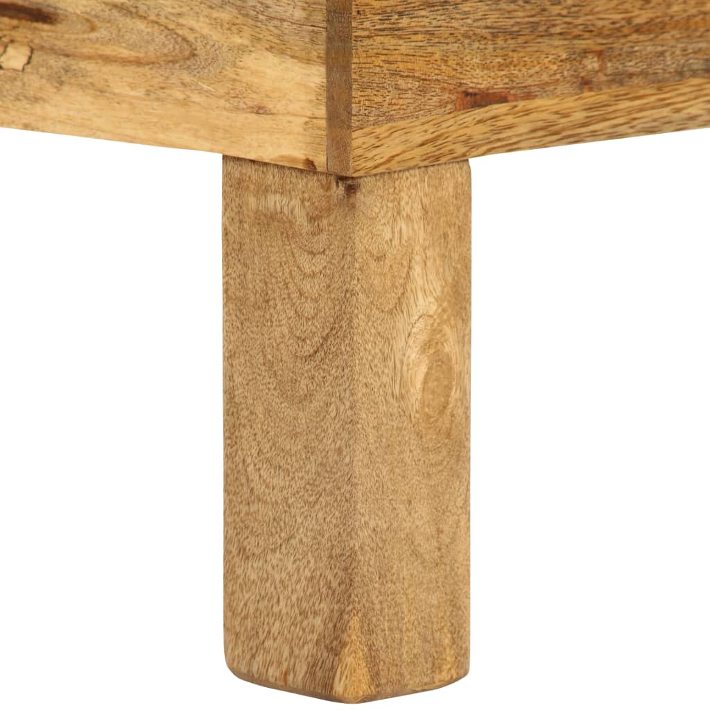 Table basse en bois de manguier massif 110x55x35 cm