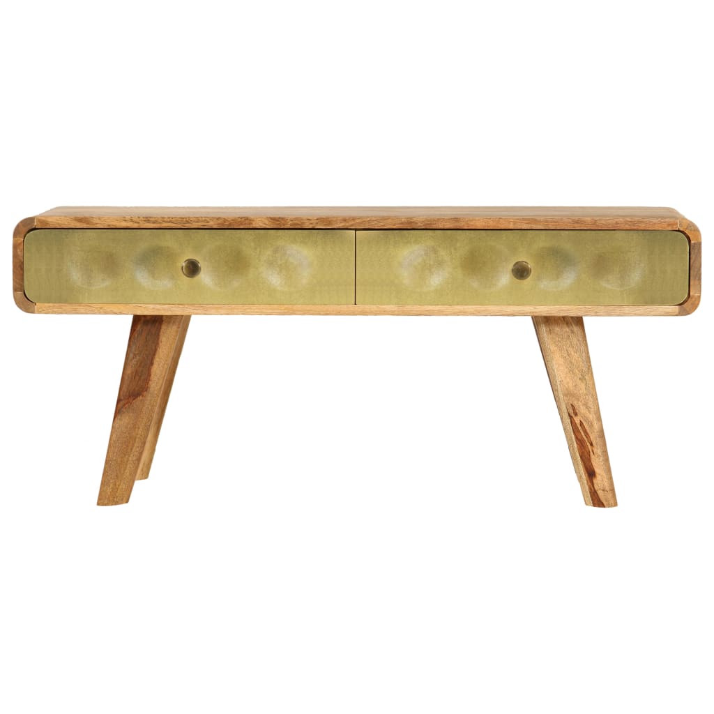 Table basse en bois de manguier massif 90x50x40 cm