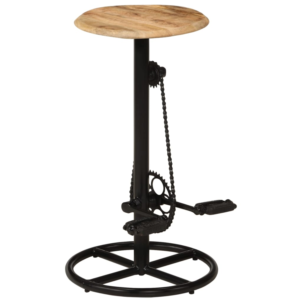 Barhocker 2 Stk. Massivholz Mango
