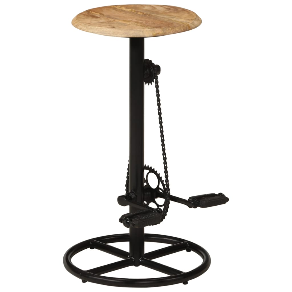 Barhocker 2 Stk. Massivholz Mango