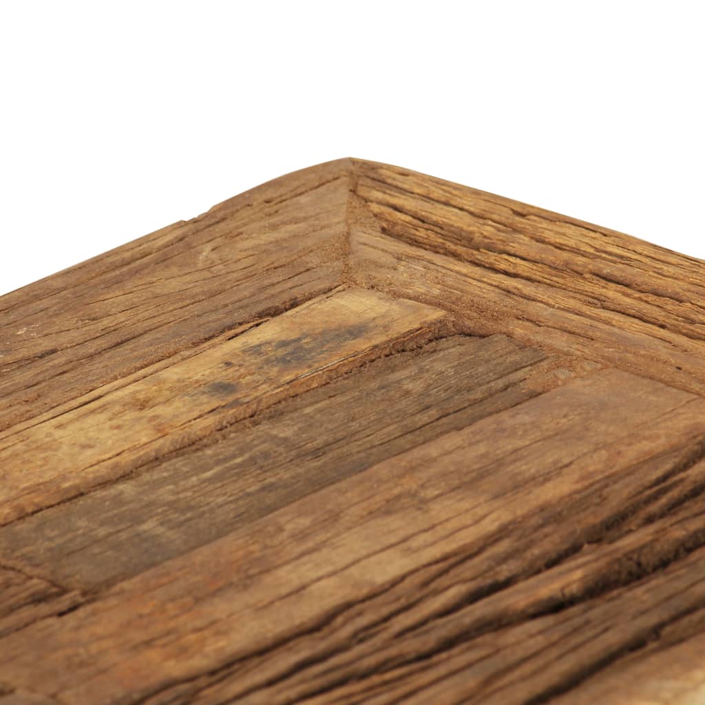 Table basse en bois massif de récupération 70x70x30 cm