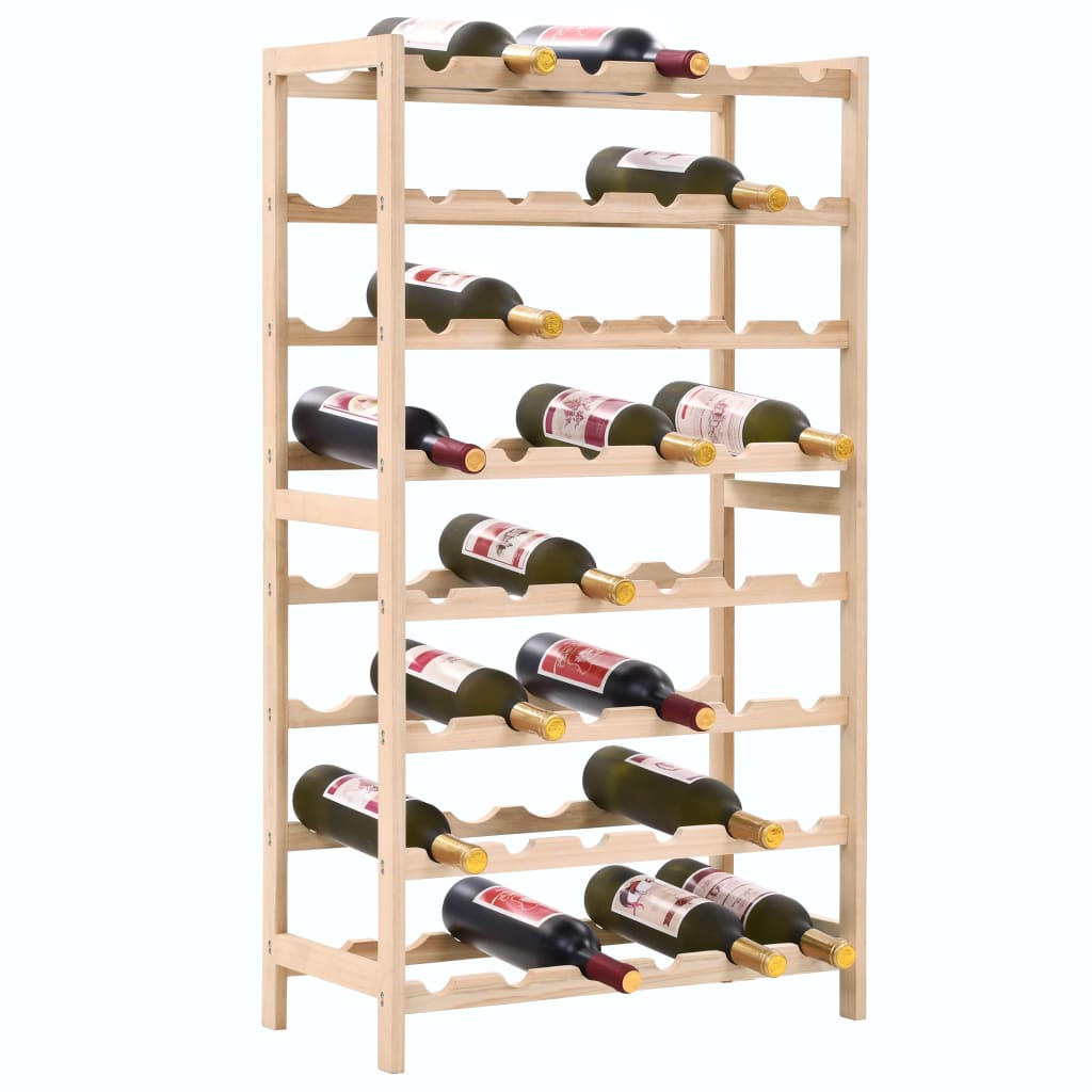 Casier à vin en bois de cèdre 57,5 ​​x 28 x 102 cm