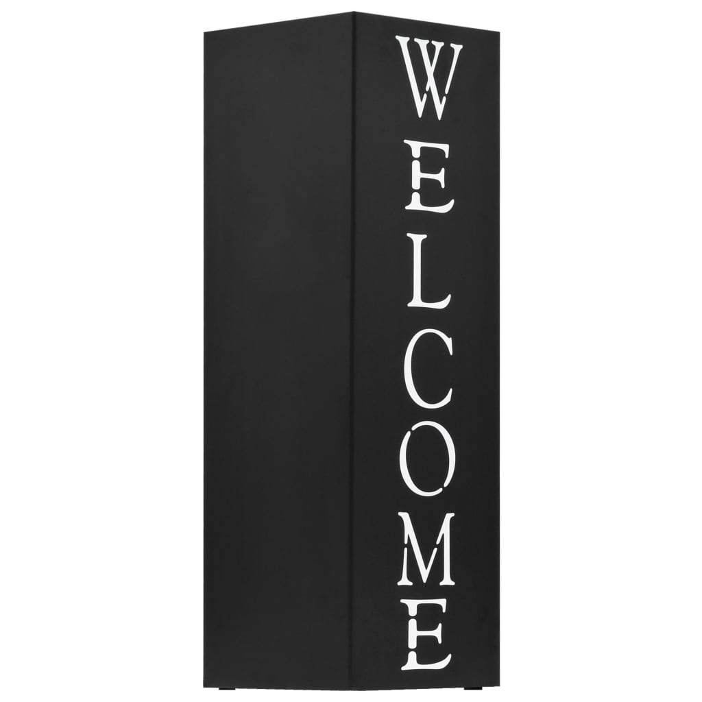 Regenschirmständer Welcome Stahl Schwarz