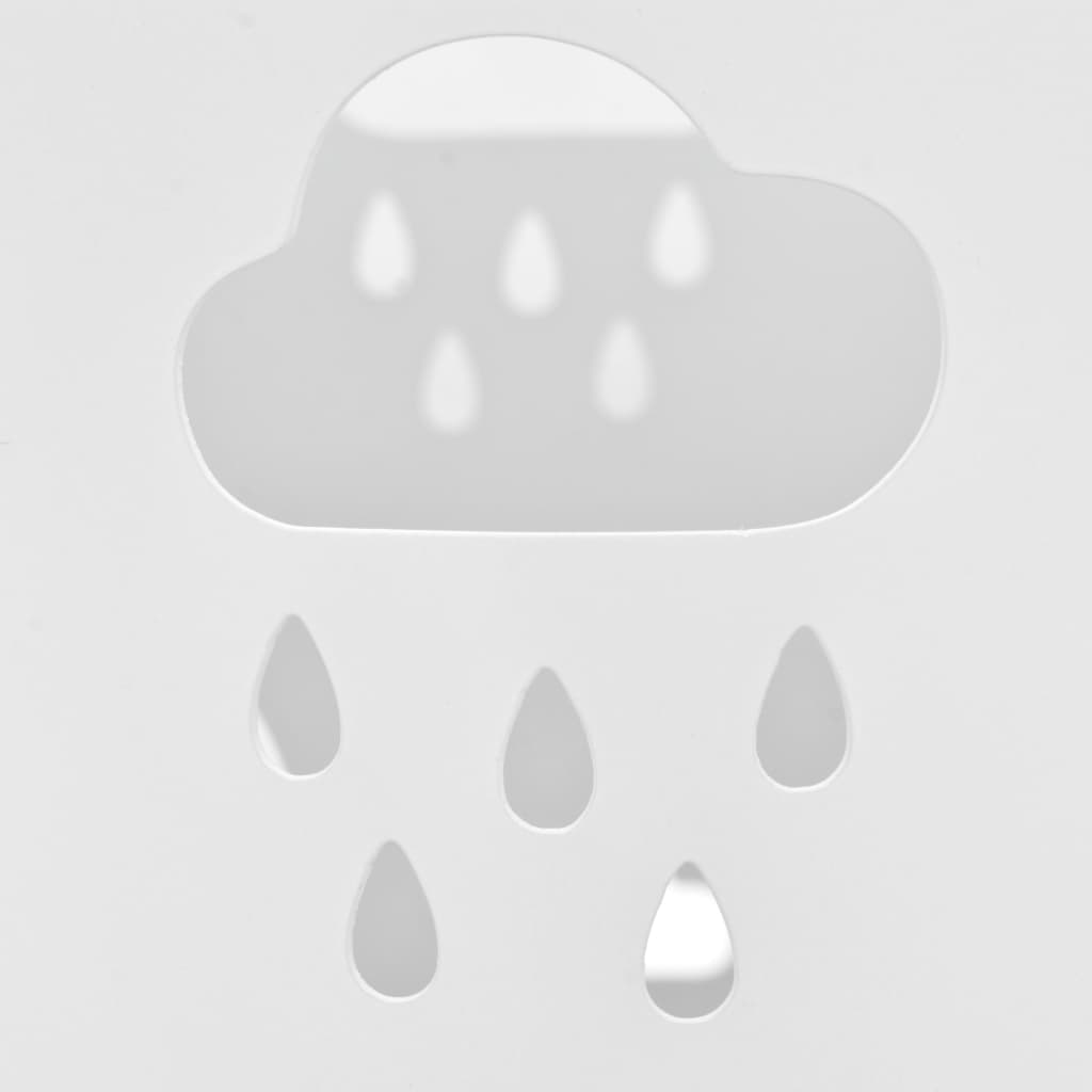 Regenschirmständer Regenschirm-Motiv Stahl Weiß