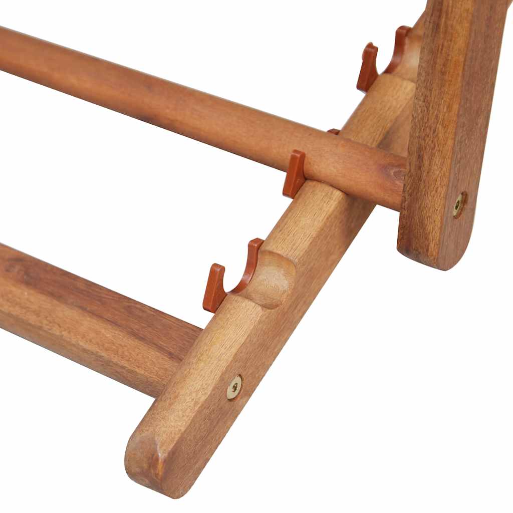 Klappstuhl, Stoffbezug und Holzrahmen, blau
