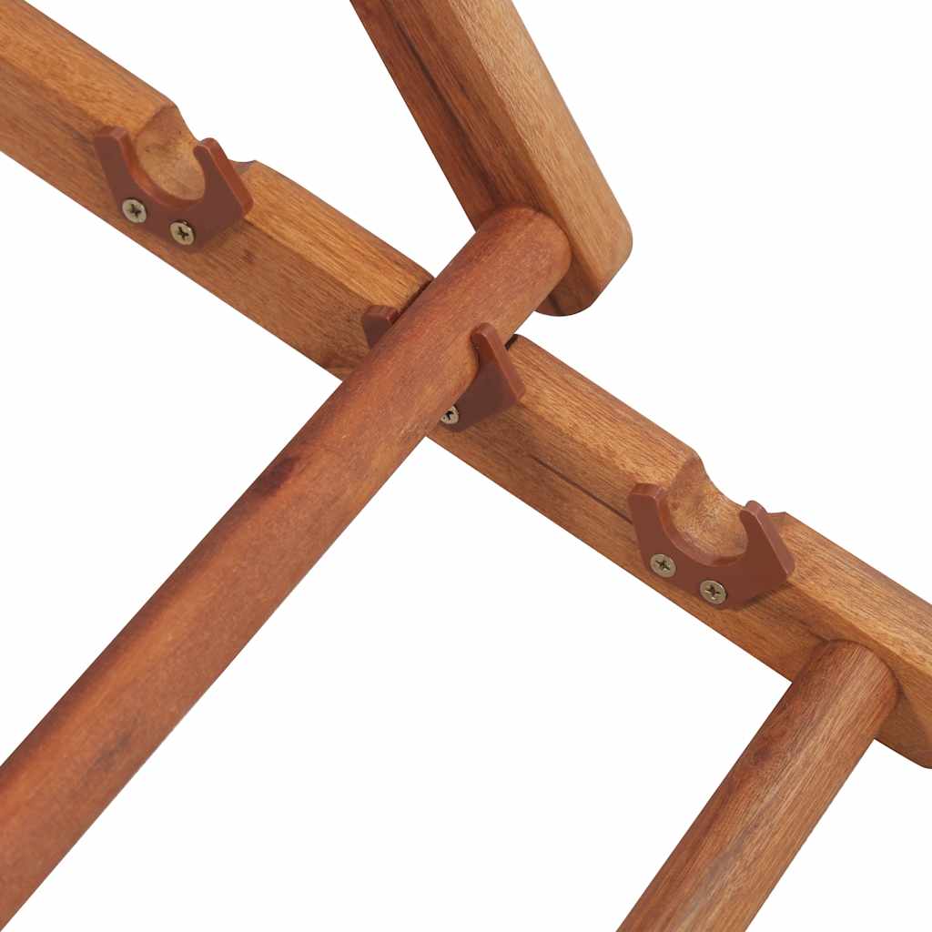 Klappstuhl, Stoffbezug und Holzrahmen, Grau