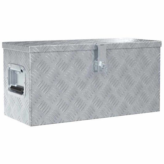 Aluminiumkiste 61,5 x 26,5 x 30 cm Silbern