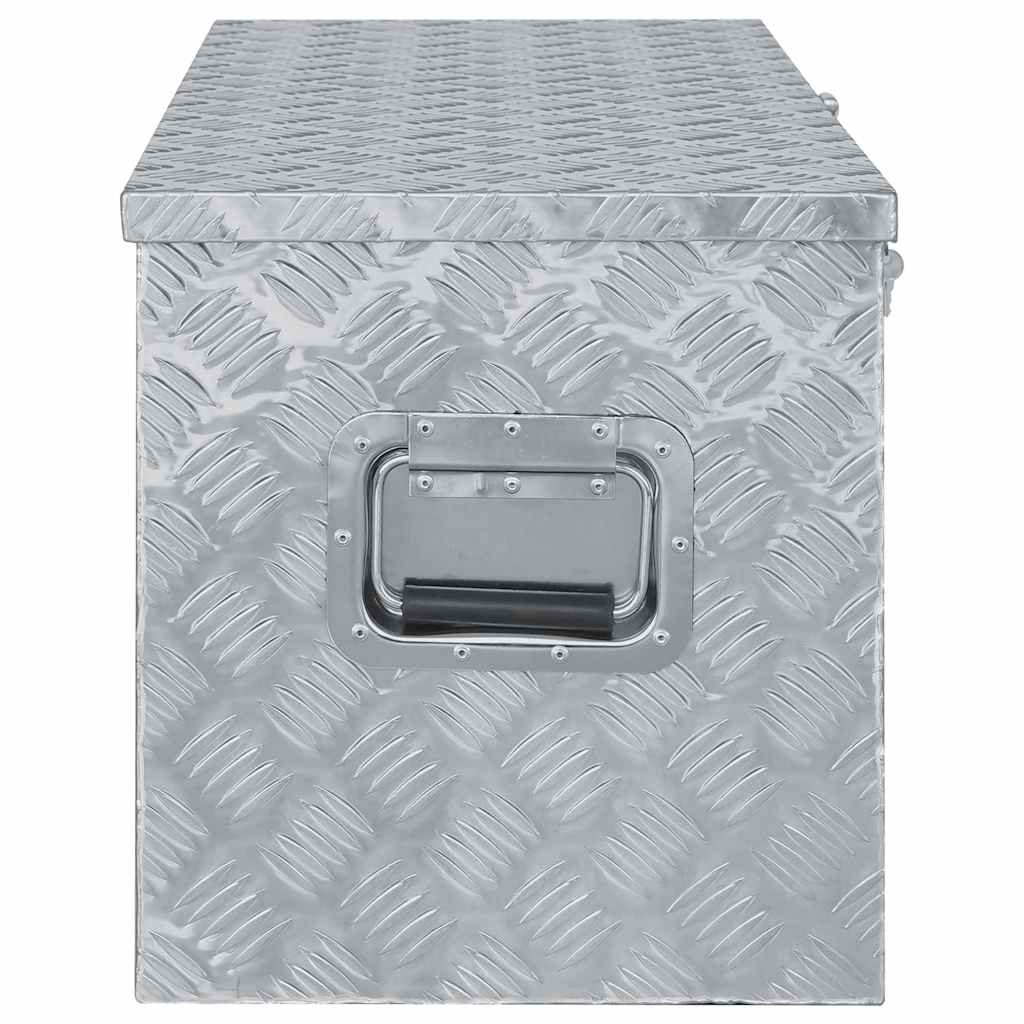 Aluminiumkiste 110,5×38,5×40 cm Silbern