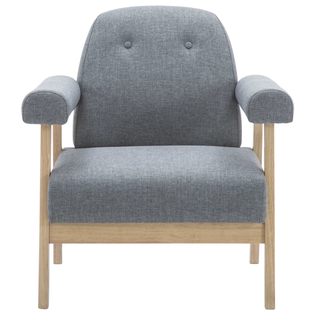 Sessel Hellgrau Stoff