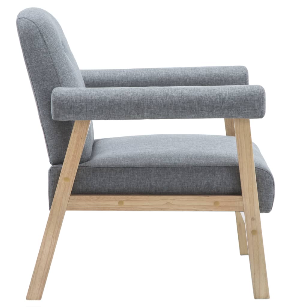 Sessel Hellgrau Stoff