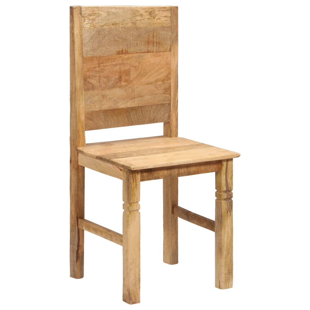 Esszimmerstühle 4 Stk. Massivholz Mango