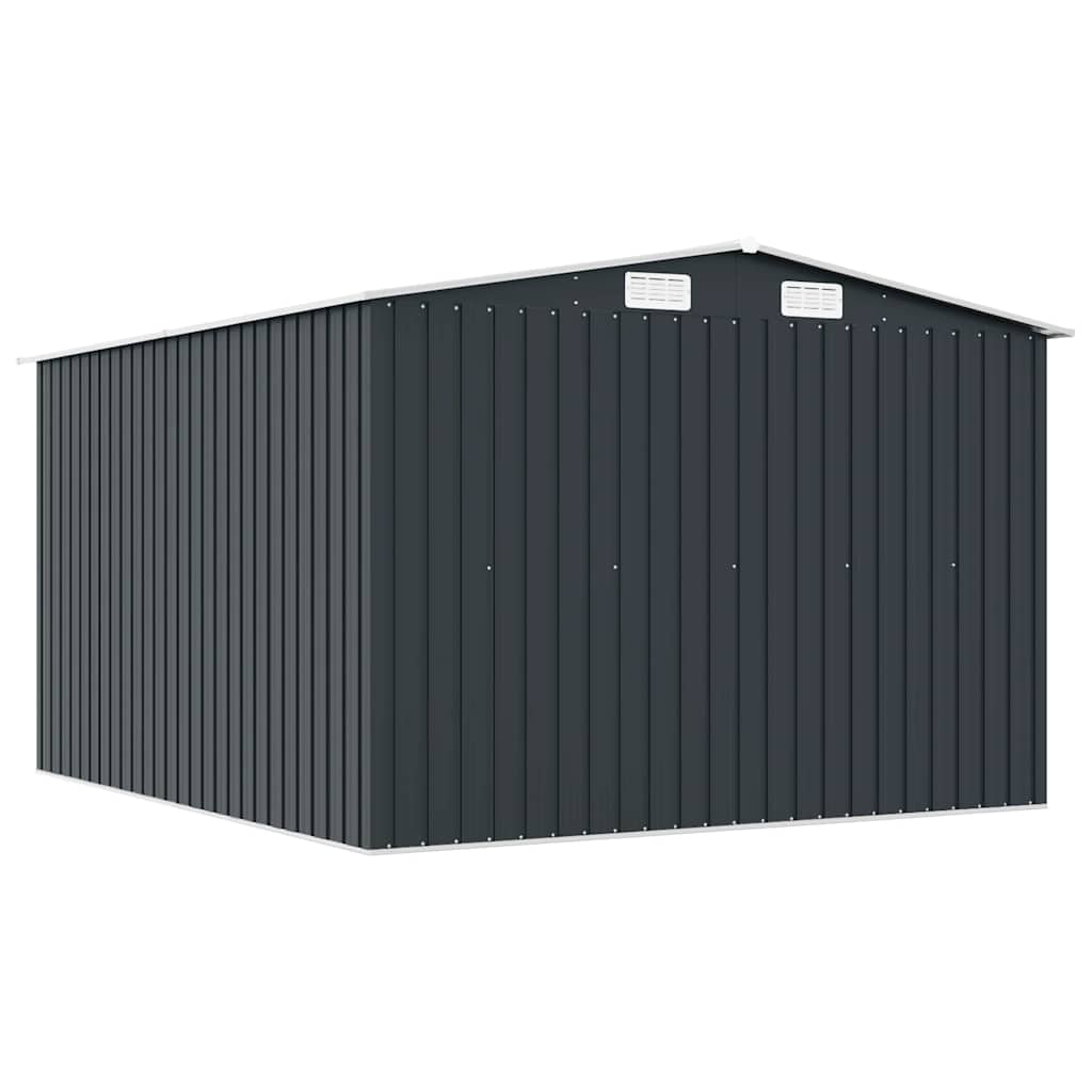 Gerätehaus 257x298x178 cm Metall Anthrazit