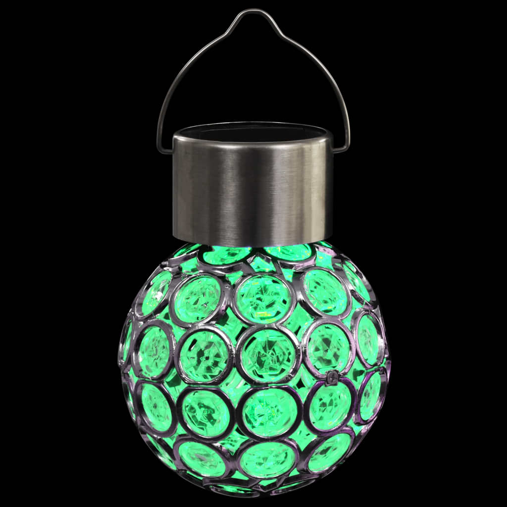 Solar-Hängeleuchten 8 Stk. LED RGB