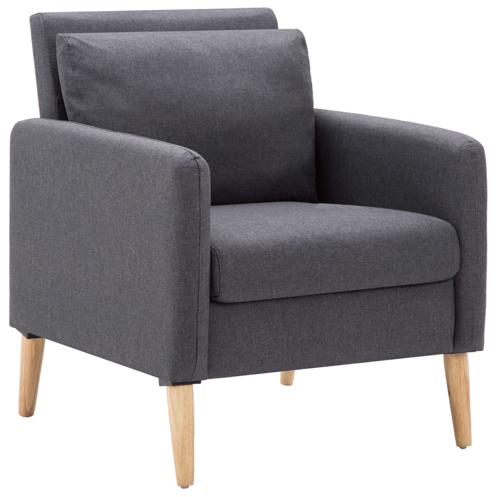 Sessel Dunkelgrau Stoff