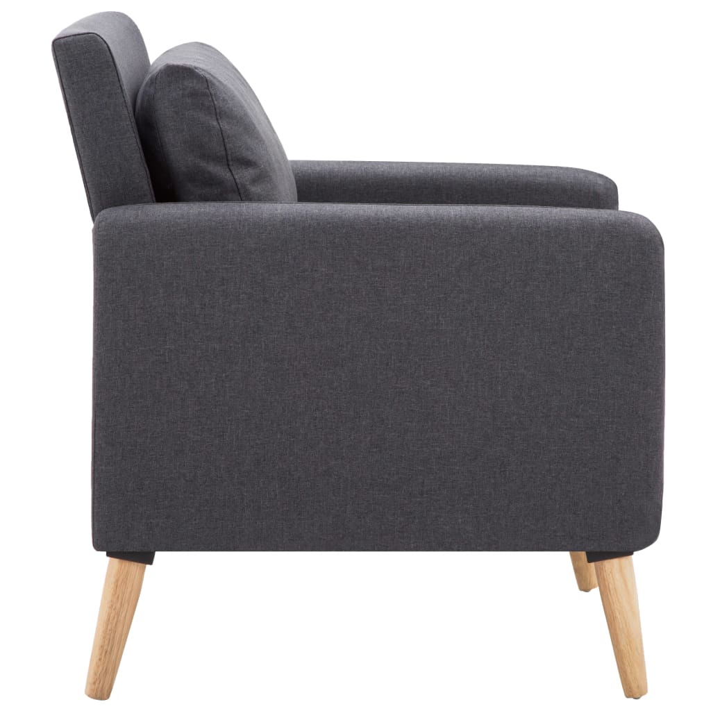 Sessel Dunkelgrau Stoff