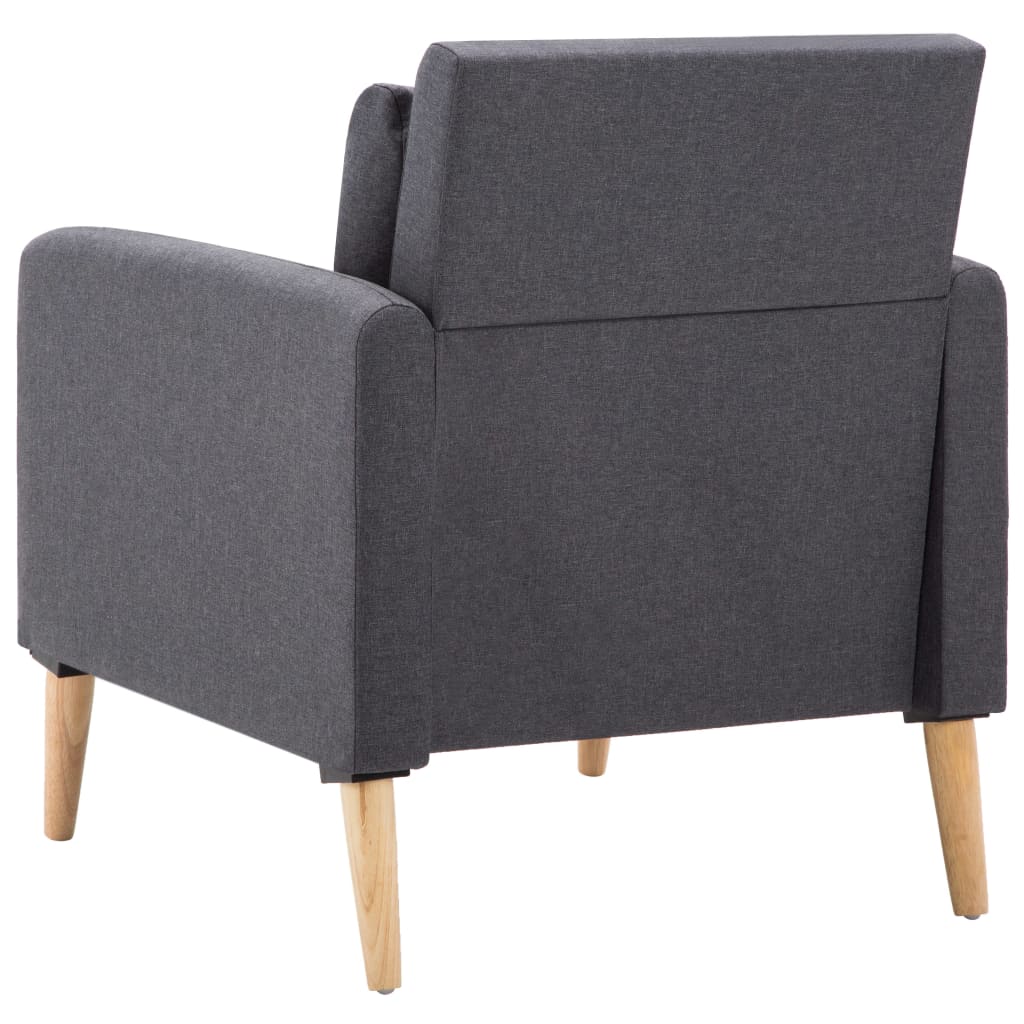 Sessel Dunkelgrau Stoff