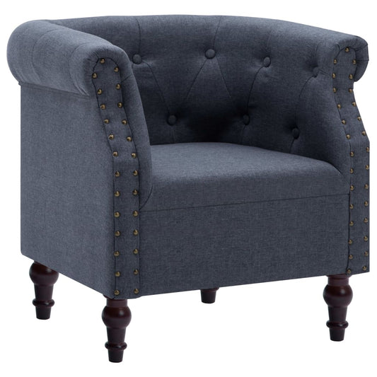 Sessel Dunkelgrau Stoff