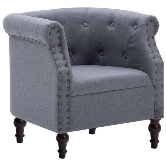 Sessel Hellgrau Stoff