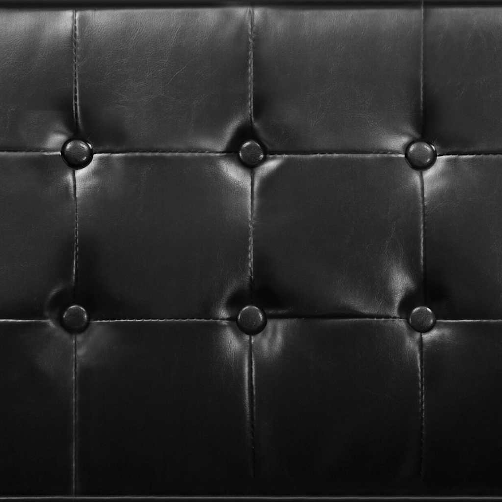 Sessel Schwarz 75x70x75 cm Kunstleder