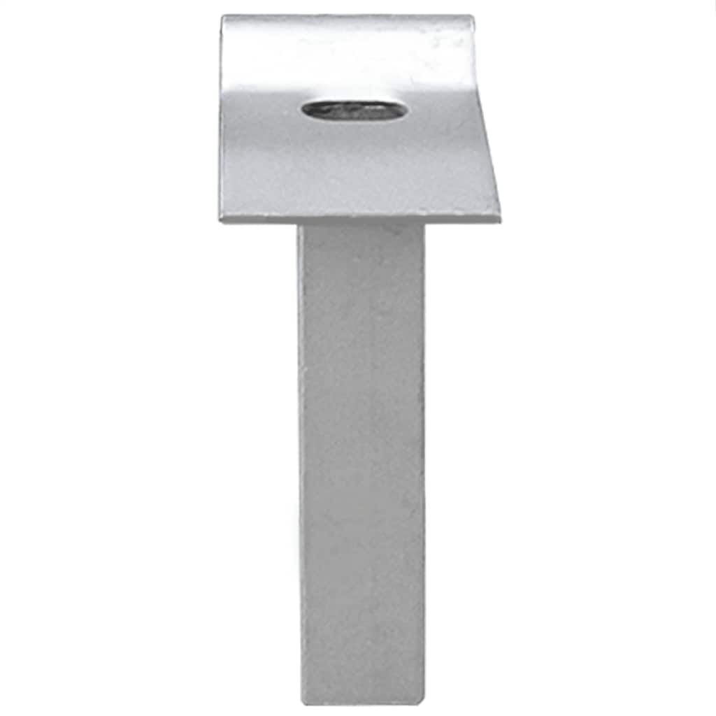 Maschen-Gartentor verzinkter Stahl 300 x 100 cm Grau