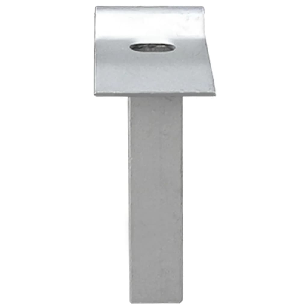 Maschen-Gartentor verzinkter Stahl 400 x 150 cm Grau