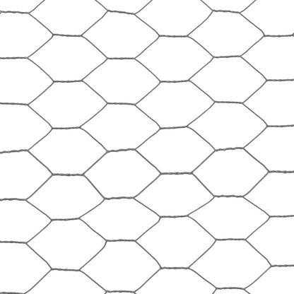 Drahtzaun Stahl mit PVC-Beschichtung 25x0,75 m Grau