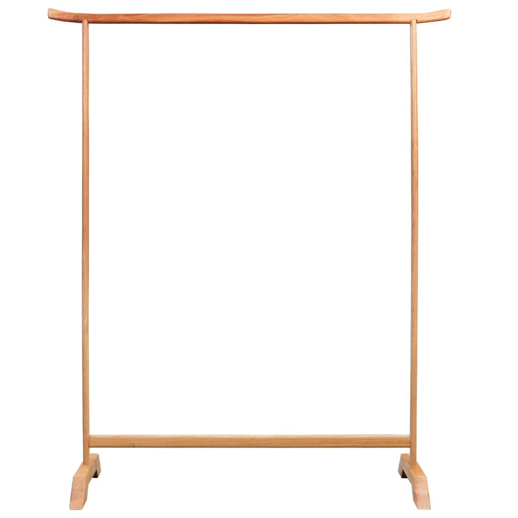Kleiderständer 125 x 175 cm Massivholz Eiche